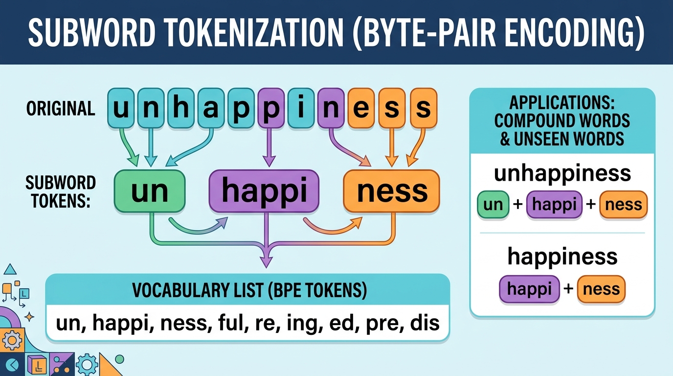Tokenization and Subword Models chapter illustration