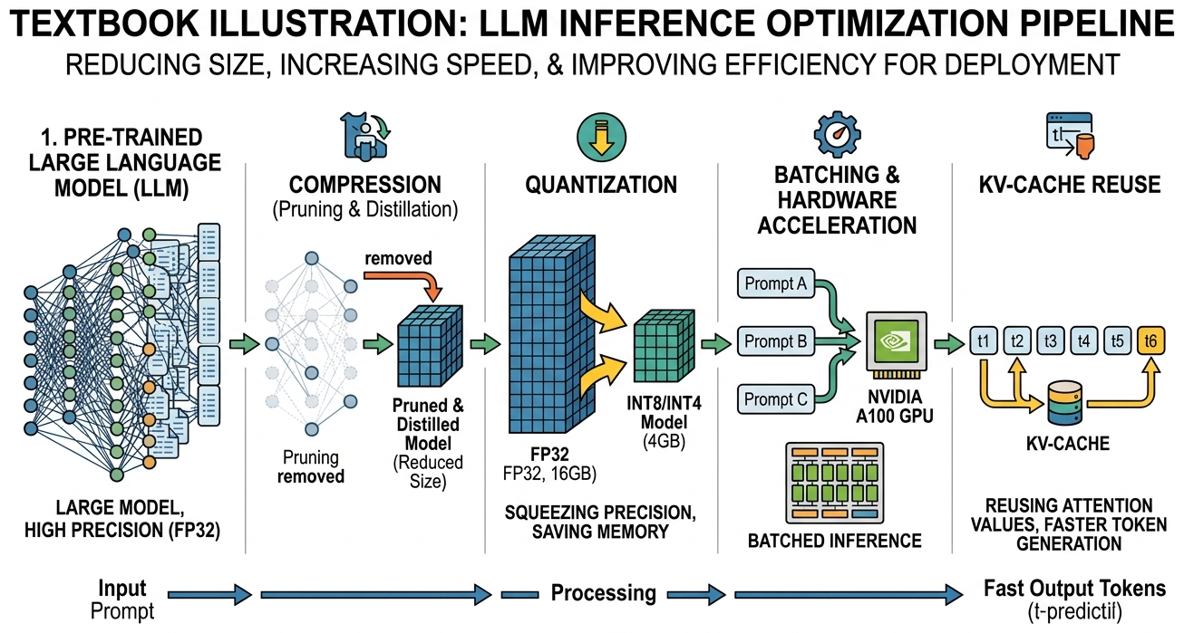 Inference Optimization and Efficient Serving chapter illustration