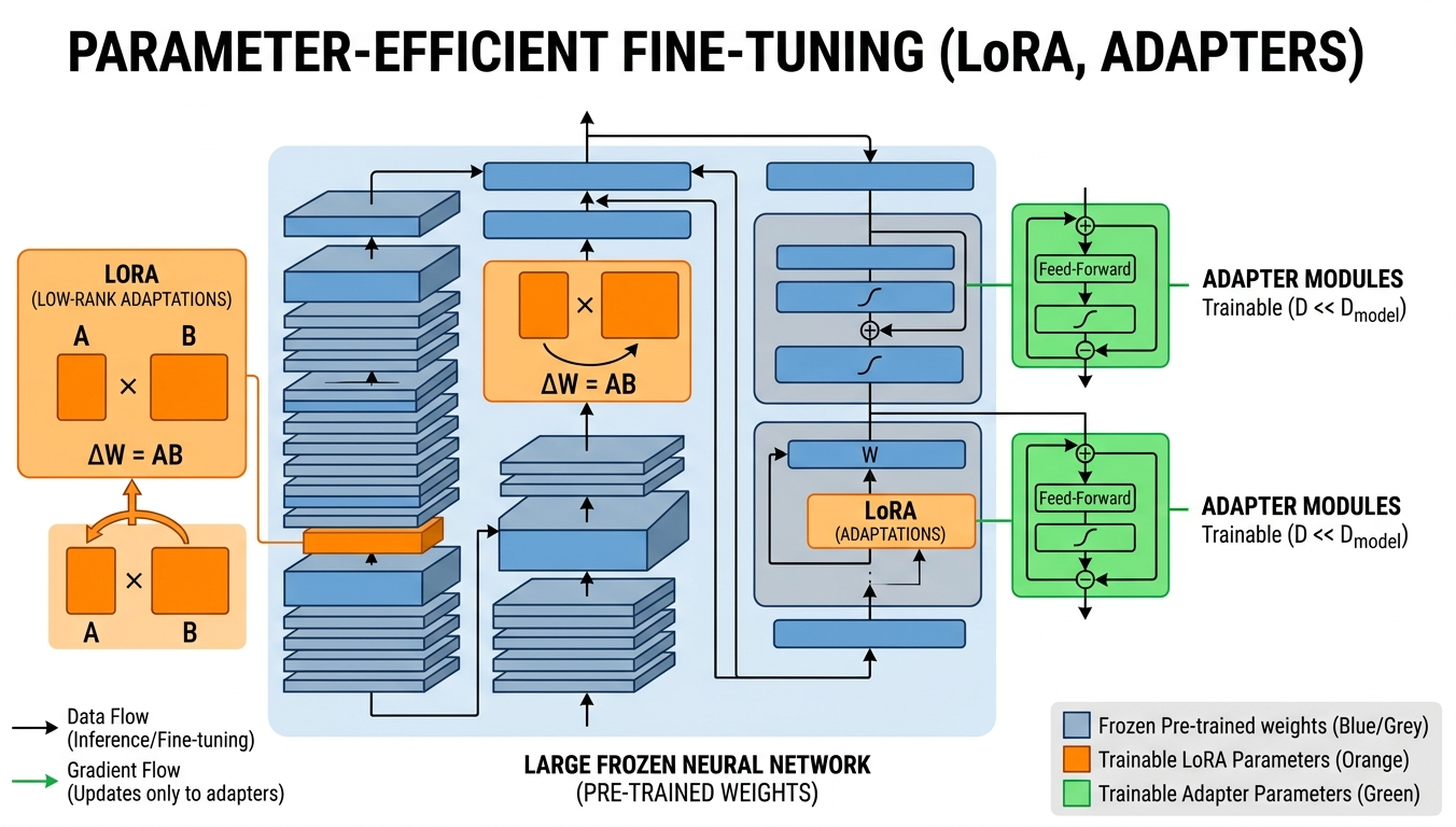 Parameter-Efficient Fine-Tuning chapter illustration