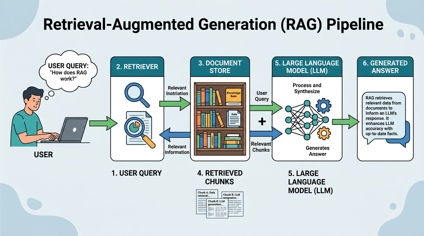 Retrieval-Augmented Generation chapter illustration