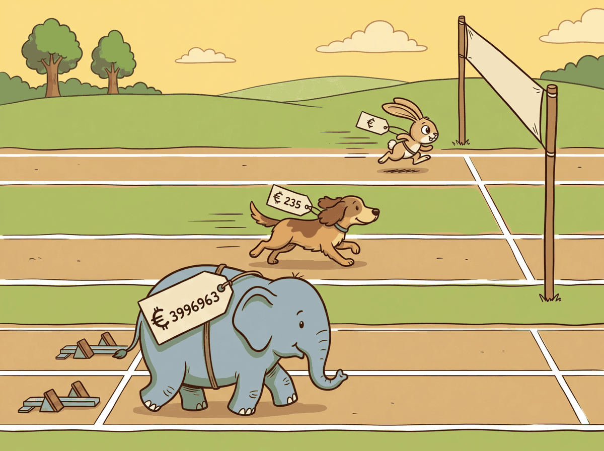 A race track showing the tradeoff between latency, cost, and quality when choosing between ML and LLM approaches